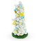 Easter Bunny Climbing Egg Tower Playful Rabbit Figurine for Spring Decor 10.6 Inches